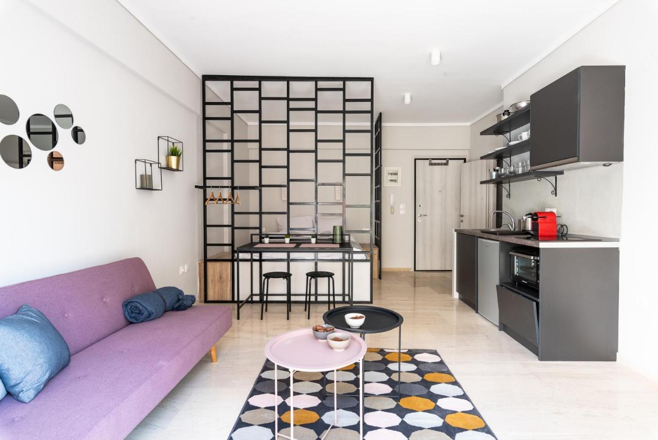 Modern Studio Close To Waterfront Tesalónica Exterior foto